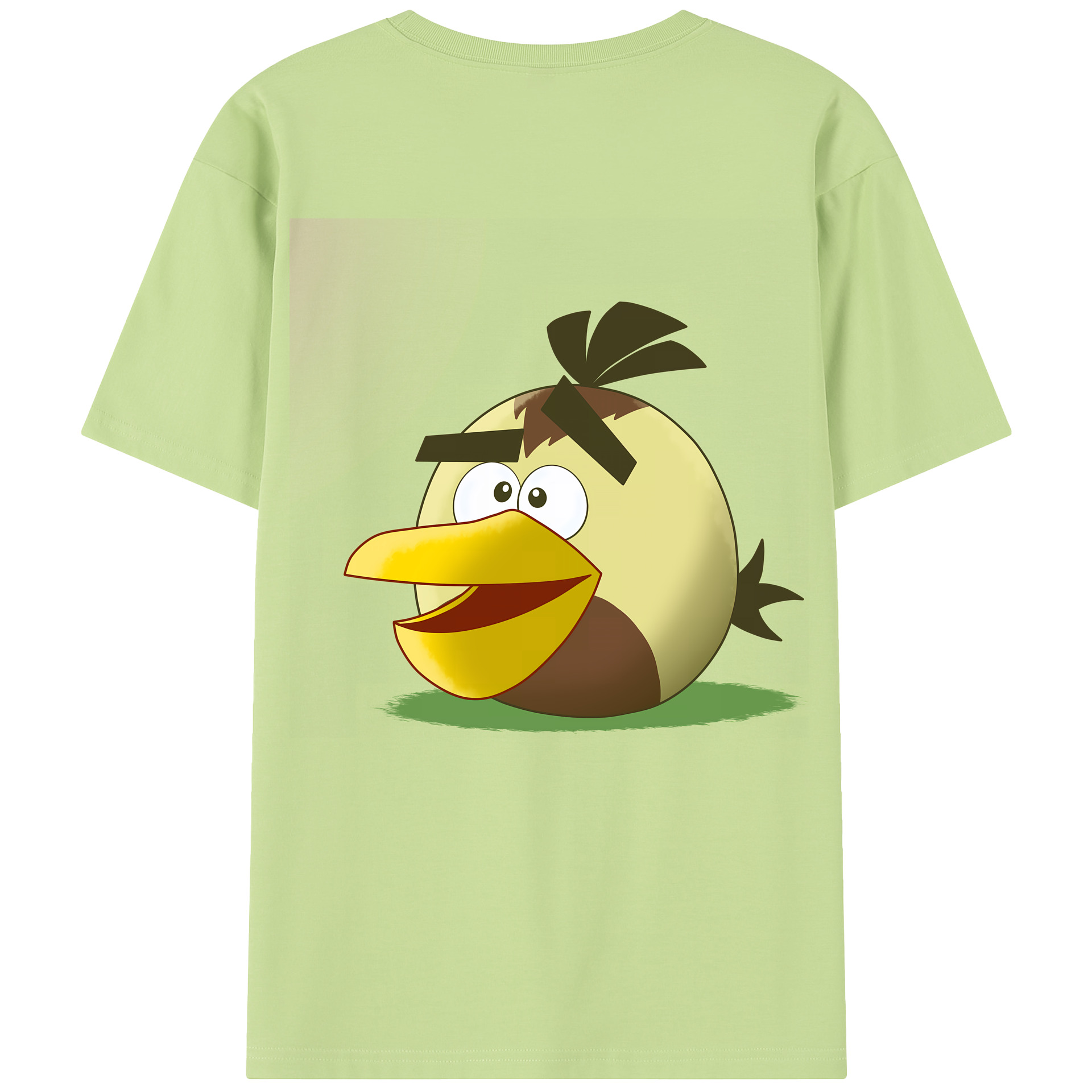 （画像用） Angry Birds アングリーバード 綿100％半袖Tシャツ（背面プリント）